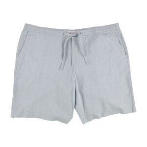 CubAvera Mens Linen Blend Casual Walking Shorts, Blue, NWT